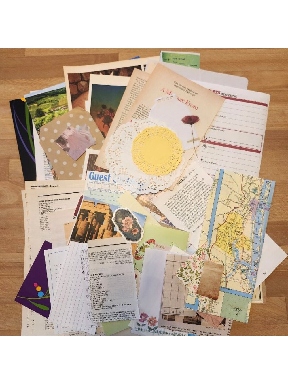 70 + Ephemera Lot Mixed Bundle Junk Journal Scrapbooking Paper over 70 pieces